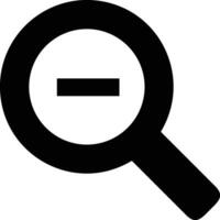 Zoom find icon symbol image vector. Illustration of the search lens design image vector