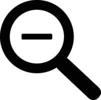 Zoom find icon symbol image vector. Illustration of the search lens design image vector