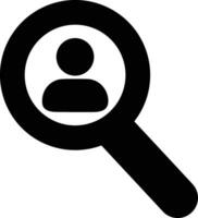 Zoom find icon symbol image vector. Illustration of the search lens design image vector