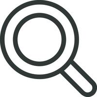 Zoom find icon symbol image vector. Illustration of the search lens design image vector