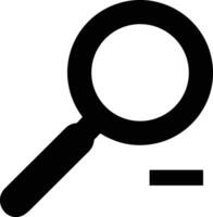 Zoom find icon symbol image vector. Illustration of the search lens design image vector