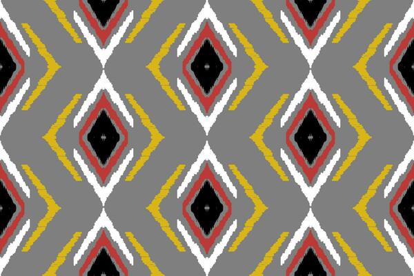 Ethnic abstract ikat art. Seamless pattern in tribal, folk embroidery, and Mexican style. Aztec geometric art ornament print.Design for carpet, wallpaper, clothing, wrapping, fabric, cover, textile