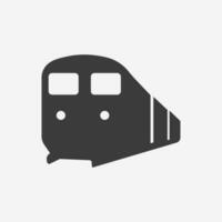 vagón, metro, tren, transporte, estación icono vector símbolo aislado signo