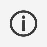 Information icon vector. info, faq, mark, help, inform, answer symbol vector