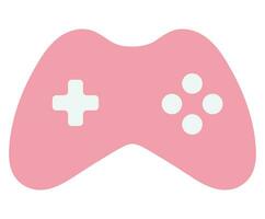 vídeo juego controlador inalámbrico gamepad icono. vector