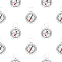 Compass pattern isolated on white background. Flat vector navigation symbol. Vector stock illustration