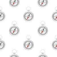 Compass pattern isolated on white background. Flat vector navigation symbol. Vector stock illustration