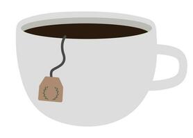 Vector mug illustration icon design.