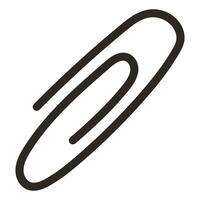 Paper clip icon vector illustration template for many purpose.