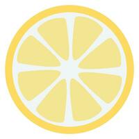 Yellow lemon vector. vector