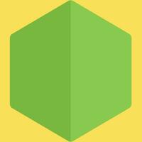 Polygon shapes design vector