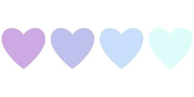 Love gradient color. vector