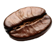 asado café frijoles en transparente. ai generado png