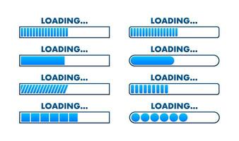 loading bar progress icon. System software update. Vector stock illustration.