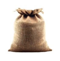 Sack bag gift on transparent. AI Generated png