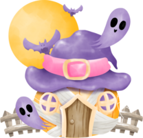 contento Halloween giorno elementi png