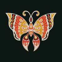 Javanese butterfly icon vector image illustration
