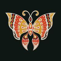 Javanese butterfly icon vector image illustration