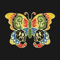 Javanese butterfly icon vector image illustration