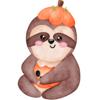 Halloween Sloth, Cute Sloth, Halloween png