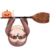 Halloween Sloth, Cute Sloth, Halloween png