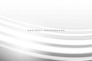 Abstract white and gray Background with stacked lines vector