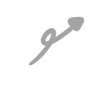 a gray arrow pointing to the right on a transparent background png