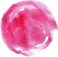 runden Aquarell Farbe Element png