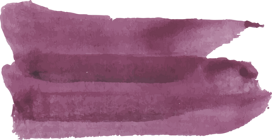 purple watercolor brush paint png