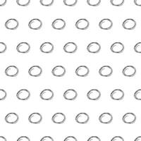 Seamless pattern with sketch circles shape vector