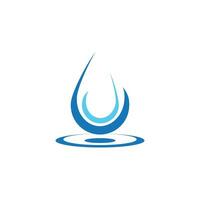 Water drop icon and symbol vector template