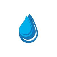 Water drop icon and symbol vector template