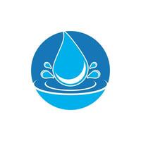 Water drop icon and symbol vector template