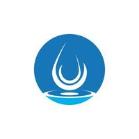 Water drop icon and symbol vector template