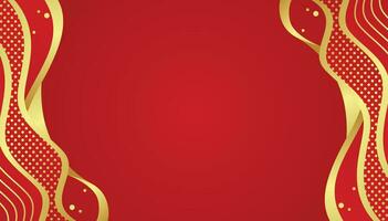 Abstract red background vector. Modern luxury background vector