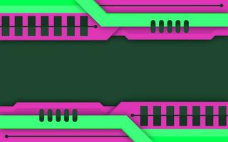 gaming background cyber futuristic technology boder vector