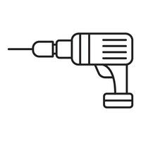 electric drill icon vector