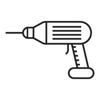 electric drill icon vector