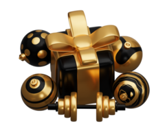 dumbbell christmas gift png