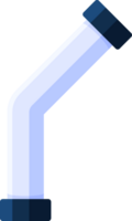 tubo segmento con flangia png