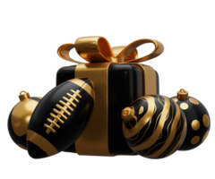 le rugby Balle Noël cadeau png