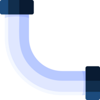 Pipe segment with flange png