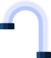 Pipe segment with flange png