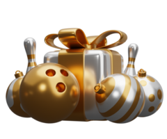 bolos pelota Navidad regalo png