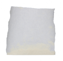 a sheet of paper torn to pieces on transparent background png file