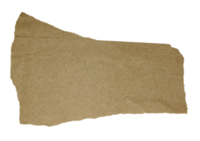 un' foglio di carta strappato per pezzi su trasparente sfondo png file