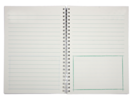 striped notebook paper on transparent background png flle