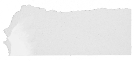 a sheet of paper torn to pieces on transparent background png file