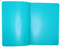 Blank colored paper sheet on transparent background png file.