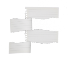 gestreift Notizbuch Papier auf transparent Hintergrund png fle